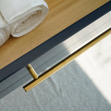 Load image into Gallery viewer, Fresca Lucera 36&quot; Royal Blue Wall Hung Undermount Sink Modern Bathroom Vanity w/ Medicine Cabinet - Left Version- Fresca