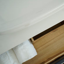 Load image into Gallery viewer, Fresca Lucera 36&quot; Royal Blue Wall Hung Vessel Sink Modern Bathroom Vanity w/ Medicine Cabinet - Left Version- Fresca