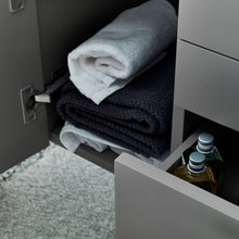 Load image into Gallery viewer, Fresca Lucera 42" Gray Wall Hung Vessel Sink Modern Bathroom Vanity w/ Medicine Cabinet- Fresca