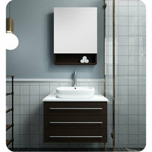 Load image into Gallery viewer, Fresca FVN6183ES-VSL Modello 32&quot; Espresso Wall Hung Modern Bathroom Vanity with Medicine Cabinet- Fresca