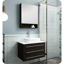 Load image into Gallery viewer, Fresca FVN6183ES-VSL Modello 32&quot; Espresso Wall Hung Modern Bathroom Vanity with Medicine Cabinet- Fresca