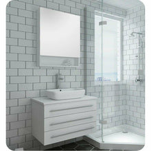 Load image into Gallery viewer, Fresca FVN6183WH-VSL Modello 32&quot; White Wall Hung Modern Bathroom Vanity with Medicine Cabinet- Fresca
