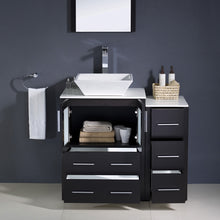 Load image into Gallery viewer, Fresca Torino 36&quot; Espresso Modern Bathroom Vanity w/ Side Cabinet &amp; Vessel Sink- Fresca