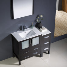 Load image into Gallery viewer, Fresca Torino 42" Espresso Modern Bathroom Vanity w/ Side Cabinet &amp; Integrated Sink- Fresca
