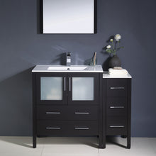 Load image into Gallery viewer, Fresca Torino 42" Espresso Modern Bathroom Vanity w/ Side Cabinet &amp; Integrated Sink- Fresca