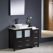 Load image into Gallery viewer, Fresca Torino 42" Espresso Modern Bathroom Vanity w/ Side Cabinet &amp; Vessel Sink- Fresca