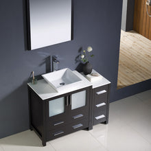 Load image into Gallery viewer, Fresca Torino 42" Espresso Modern Bathroom Vanity w/ Side Cabinet &amp; Vessel Sink- Fresca