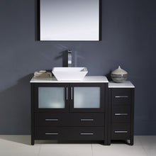 Load image into Gallery viewer, Fresca Torino 48&quot; Espresso Modern Bathroom Vanity w/ Side Cabinet &amp; Vessel Sink- Fresca