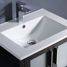 Load image into Gallery viewer, Fresca Torino 24&quot; Espresso Modern Bathroom Vanity w/ Integrated Sink- Fresca