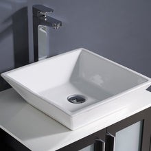 Load image into Gallery viewer, Fresca Torino 24&quot; Espresso Modern Bathroom Vanity w/ Vessel Sink- Fresca