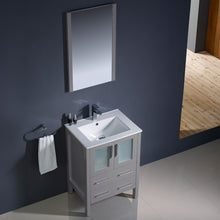 Load image into Gallery viewer, Fresca Torino 24&quot; Gray Modern Bathroom Vanity w/ Integrated Sink- Fresca