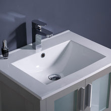 Load image into Gallery viewer, Fresca Torino 24&quot; Gray Modern Bathroom Vanity w/ Integrated Sink- Fresca