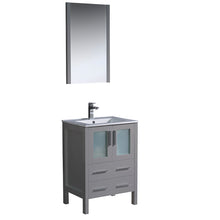 Load image into Gallery viewer, Fresca Torino 24&quot; Gray Modern Bathroom Vanity w/ Integrated Sink- Fresca