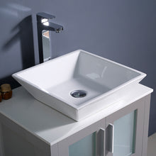 Load image into Gallery viewer, Fresca Torino 24&quot; Gray Modern Bathroom Vanity w/ Vessel Sink- Fresca
