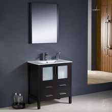 Load image into Gallery viewer, Fresca Torino 30&quot; Espresso Modern Bathroom Vanity w/ Integrated Sink- Fresca
