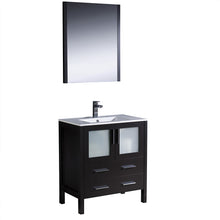 Load image into Gallery viewer, Fresca Torino 30&quot; Espresso Modern Bathroom Vanity w/ Integrated Sink- Fresca