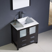 Load image into Gallery viewer, Fresca Torino 30&quot; Espresso Modern Bathroom Vanity w/ Vessel Sink- Fresca