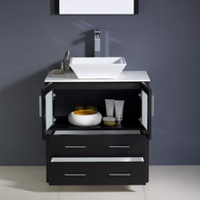 Load image into Gallery viewer, Fresca Torino 30&quot; Espresso Modern Bathroom Vanity w/ Vessel Sink- Fresca