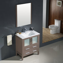 Load image into Gallery viewer, Fresca Torino 30&quot; Gray Oak Modern Bathroom Vanity w/ Integrated Sink- Fresca
