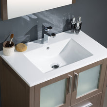 Load image into Gallery viewer, Fresca Torino 30&quot; Gray Oak Modern Bathroom Vanity w/ Integrated Sink- Fresca