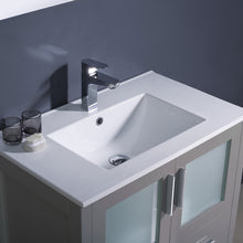 Load image into Gallery viewer, Fresca Torino 30&quot; Gray Modern Bathroom Vanity w/ Integrated Sink- Fresca