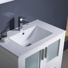Load image into Gallery viewer, Fresca Torino 30&quot; White Modern Bathroom Vanity w/ Integrated Sink- Fresca