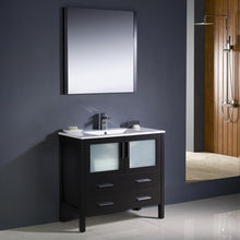 Load image into Gallery viewer, Fresca Torino 36&quot; Espresso Modern Bathroom Vanity w/ Integrated Sink- Fresca