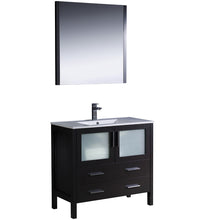 Load image into Gallery viewer, Fresca Torino 36&quot; Espresso Modern Bathroom Vanity w/ Integrated Sink- Fresca