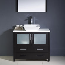 Load image into Gallery viewer, Fresca Torino 36&quot; Espresso Modern Bathroom Vanity w/ Vessel Sink- Fresca