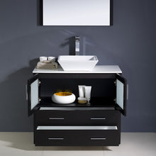 Load image into Gallery viewer, Fresca Torino 36&quot; Espresso Modern Bathroom Vanity w/ Vessel Sink- Fresca
