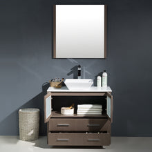 Load image into Gallery viewer, Fresca Torino 36&quot; Gray Oak Modern Bathroom Vanity w/ Vessel Sink- Fresca