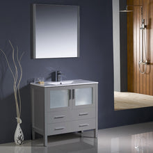 Load image into Gallery viewer, Fresca Torino 36&quot; Gray Modern Bathroom Vanity w/ Integrated Sink- Fresca