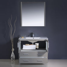 Load image into Gallery viewer, Fresca Torino 36&quot; Gray Modern Bathroom Vanity w/ Integrated Sink- Fresca