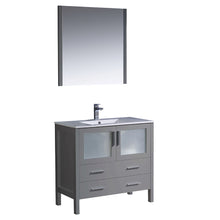 Load image into Gallery viewer, Fresca Torino 36&quot; Gray Modern Bathroom Vanity w/ Integrated Sink- Fresca
