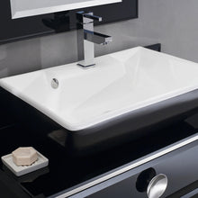 Load image into Gallery viewer, Fresca Moselle 36&quot; Modern Glass Bathroom Vanity w/ Mirror- Fresca