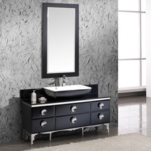 Load image into Gallery viewer, Fresca Moselle 59&quot; Modern Glass Bathroom Vanity w/ Mirror- Fresca