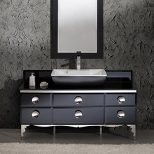 Load image into Gallery viewer, Fresca Moselle 59&quot; Modern Glass Bathroom Vanity w/ Mirror- Fresca