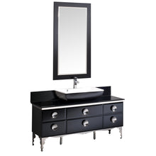 Load image into Gallery viewer, Fresca Moselle 59&quot; Modern Glass Bathroom Vanity w/ Mirror- Fresca
