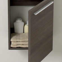 Load image into Gallery viewer, Fresca Pulito 16&quot; Small Gray Oak Modern Bathroom Vanity w/ Tall Mirror- Fresca