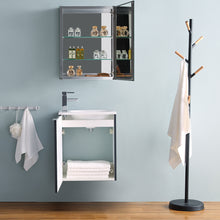Load image into Gallery viewer, Fresca Valencia 20&quot; Dark Slate Gray Wall Hung Modern Bathroom Vanity w/ Medicine Cabinet- Fresca