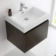 Load image into Gallery viewer, Fresca Nano 24&quot; Gray Oak Modern Bathroom Vanity w/ Medicine Cabinet- Fresca