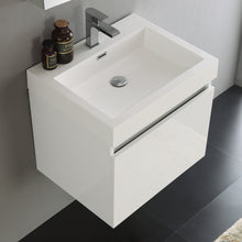 Load image into Gallery viewer, Fresca Nano 24&quot; White Modern Bathroom Vanity w/ Medicine Cabinet- Fresca