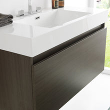 Load image into Gallery viewer, Fresca Mezzo 39&quot; Gray Oak Modern Bathroom Vanity w/ Medicine Cabinet- Fresca