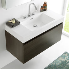 Load image into Gallery viewer, Fresca Mezzo 39&quot; Gray Oak Modern Bathroom Vanity w/ Medicine Cabinet- Fresca