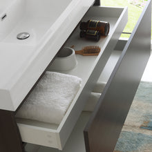 Load image into Gallery viewer, Fresca Mezzo 48&quot; Gray Oak Wall Hung Modern Bathroom Vanity w/ Medicine Cabinet- Fresca