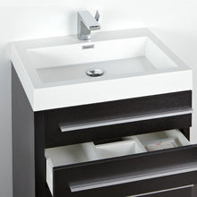 Load image into Gallery viewer, Fresca Livello 24&quot; Black Modern Bathroom Vanity w/ Medicine Cabinet- Fresca