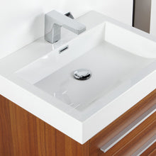 Load image into Gallery viewer, Fresca Livello 24&quot; Teak Modern Bathroom Vanity w/ Medicine Cabinet- Fresca