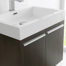 Load image into Gallery viewer, Fresca Alto 23&quot; Gray Oak Wall Hung Modern Bathroom Vanity w/ Medicine Cabinet- Fresca
