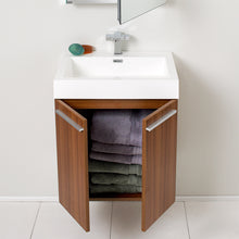 Load image into Gallery viewer, Fresca Alto 23&quot; Teak Modern Bathroom Vanity w/ Medicine Cabinet- Fresca