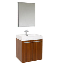 Load image into Gallery viewer, Fresca Alto 23&quot; Teak Modern Bathroom Vanity w/ Medicine Cabinet- Fresca